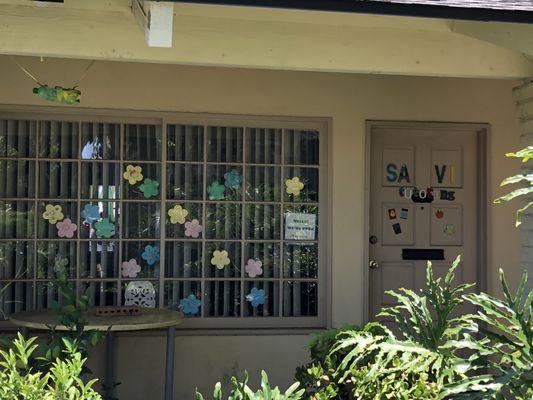 Front Door and Bay Window provide natural light to learn by!