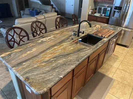 Beautiful kitchen countertop!