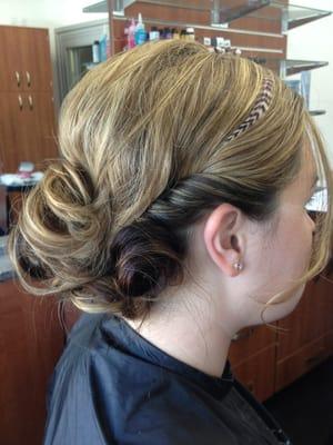 Bridal updo example