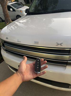 Ford Flex 2014 key added successfully.