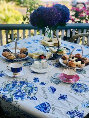 Afternoon Tea on the Front Porch.