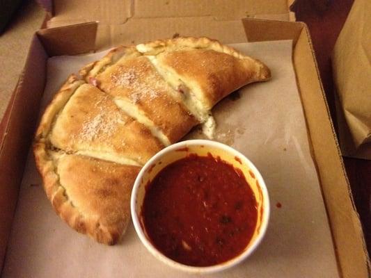 Salami calzone