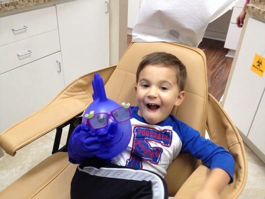 My 3 yr old had a blast while get his teeth checked!