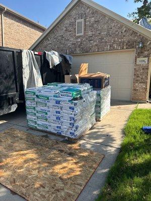 New Texas Proof Roof install. Saving on insurance and better protected for next storm