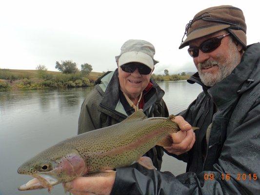 A nice Missouri River Rainbow