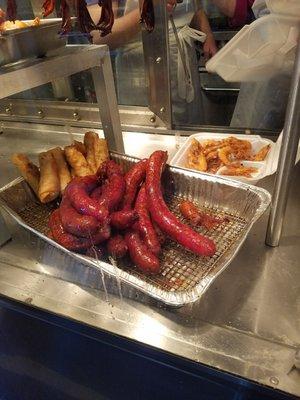 Homemade Hmong sausage