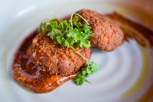 Louisiana style crab cakes