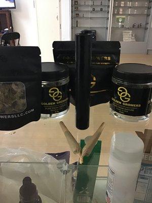 Golden grower CBD products black owned farm