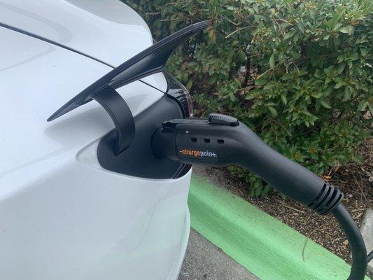 9 Free ChargePoint EV Charging Stations, behind CheeseCake Factory, A02, International Plaza Mall, Tampa