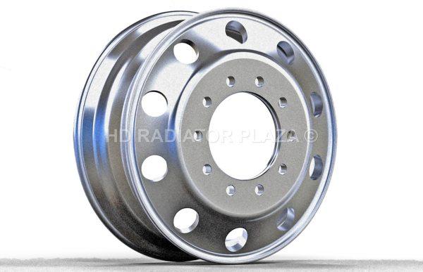 22.5X8.25 15 DC Hub Piloted Machined Face Truck Wheel