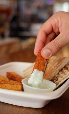 Goat cheese fingers