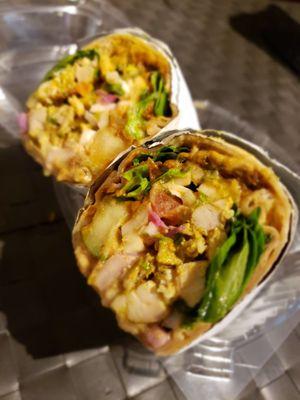 Chicken shawarma wrap