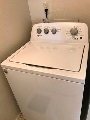 My new Whirlpool washer