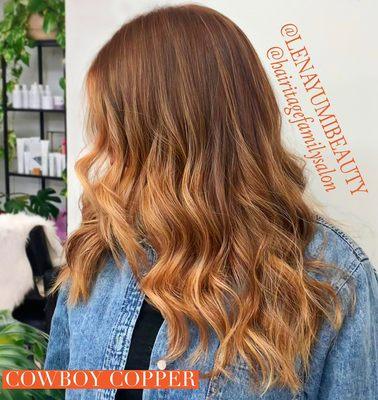 Cowboy Copper Balayage