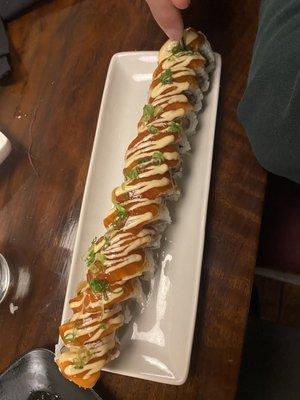 Salmon hole roll