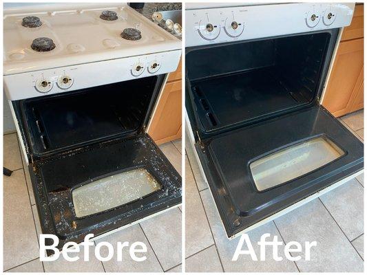 Oven cleaning