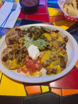 1/2 order pastor nachos