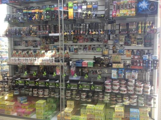 the variety of products available for electronic cigarettes and electronic hookahs + other smoking paraphernalia