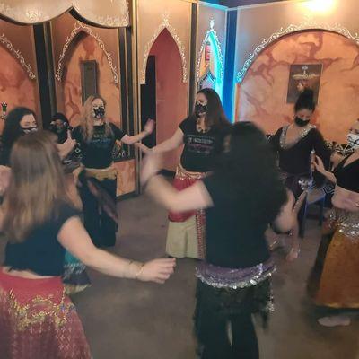 Atlanta bellydancer Halloween party