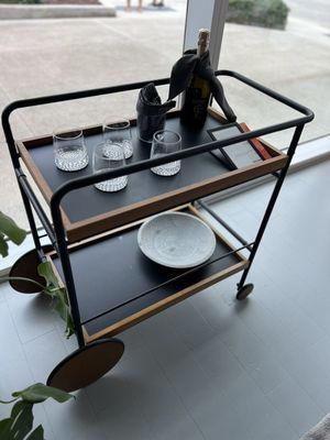 Want this bar cart.