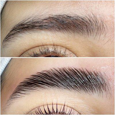 Brow lamination