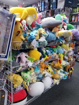 Stuffed pokemon and other critters