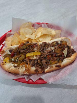 Darryl's Twisted Cheesesteak