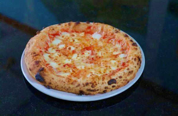 Fresh brick oven pizza with the perfect crust