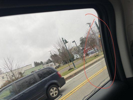 NEW CAR Window with sticker information removed but gel and sticky tape still on the windows.