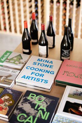 Books and wines