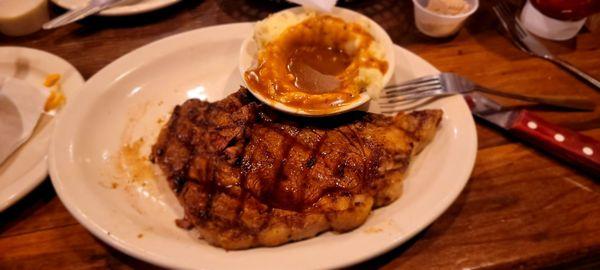 15oz Ft Worth Ribeye.