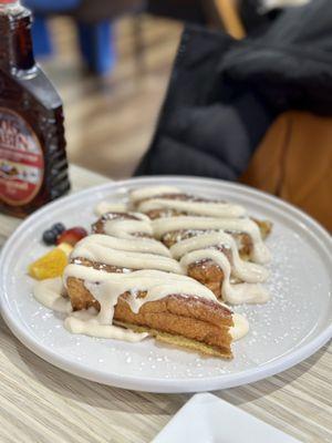 Raspberry Cream Stuffed French Toast