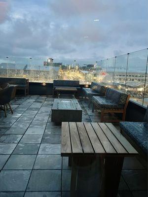 Rooftop patio