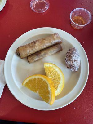 My dessert plate