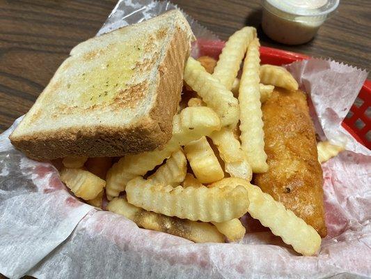 Fish Basket with French Fries