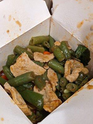 Green Bean Pad Prig Khing pork