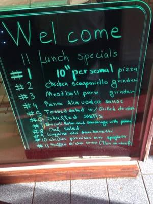 Lunch specials Mon-Sat til 3:00! Awesome deal!