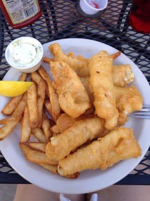 The fresh Alaskan pollock and pub fries!