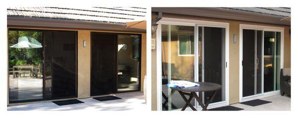 Before and After- Patio Door