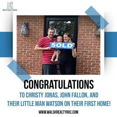 CONGRATS CHRISY, JOHN, AND WATSON!