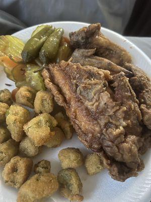 Okra and chicken