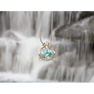 Divine with Eternal Color 
 
 Custom Aquamarine Pendant
 
 Join our Preferred Client Club - for monthly newsletters
 
 Big Island Jewelers