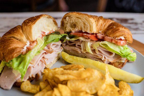 The Mary T--a traditional turkey sandwich done right