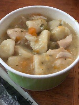 Chicken and dumplings soup