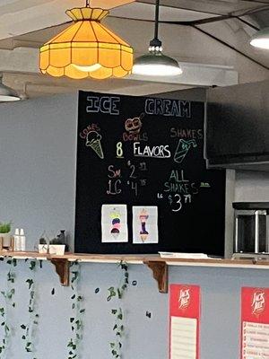 Menu board