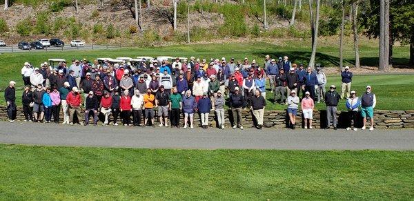 Well over 100 happy Safarians and their guests enjoyed this fabulous golf course for the 12th year in a row on a beautiful 12th day of May.