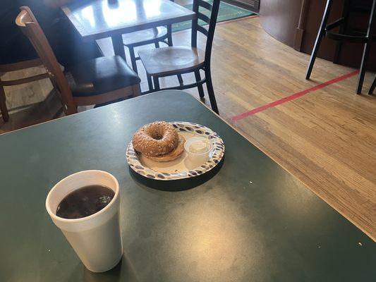 Coffee And Bagel