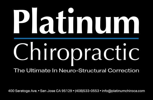 New name, same great service. Platinum Chiropractic. The Ultimate in Neuro-Structural Correction.