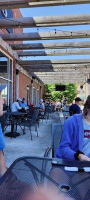 Outdoor patio for summer days.