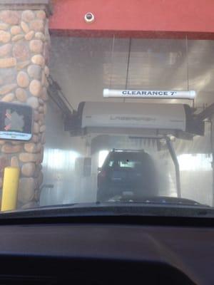 Touch less car wash